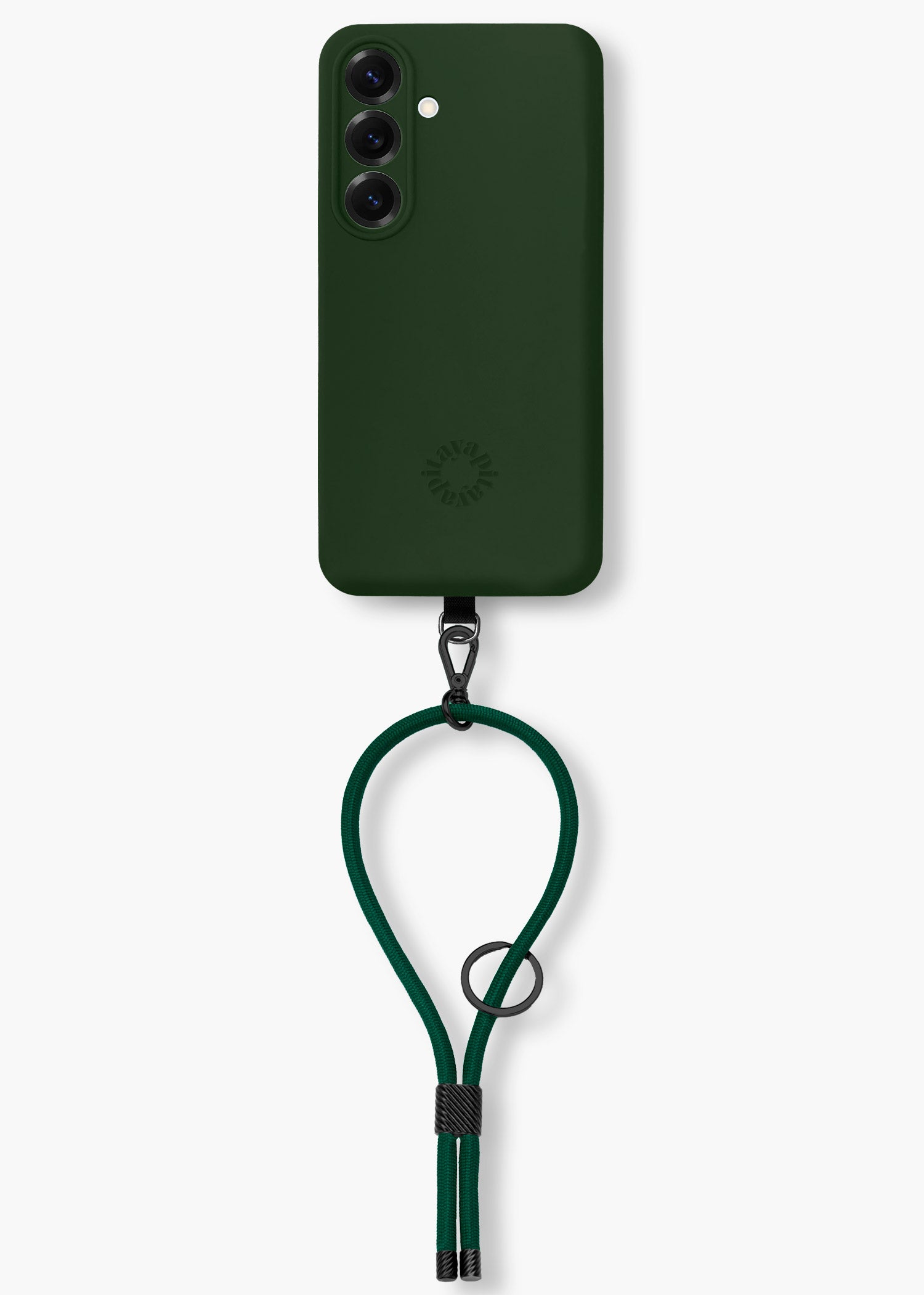 Alça de Mão + Case para Samsung Verde